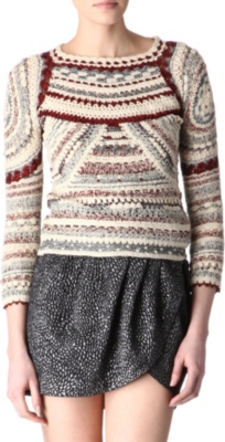 ISABEL MARANT Crochet sparkle jumper