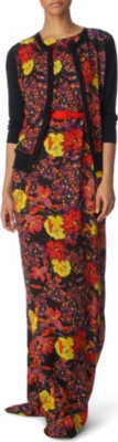 ERDEM Anne cardigan (Black / multi