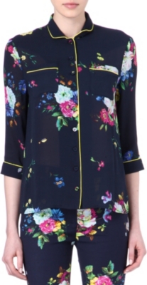 ERDEM Austa pyjama-style blouse