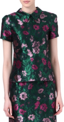ERDEM Lanka jacquard top