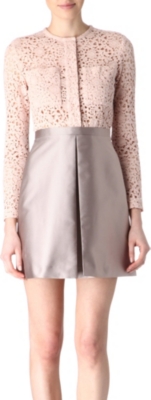 VICTORIA VICTORIA BECKHAM Lace and satin dress