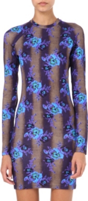 CHRISTOPHER KANE Floral stretch-jersey dress