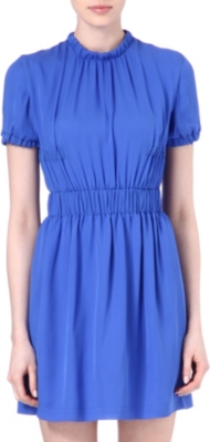CHRISTOPHER KANE Ruched-detail silk dress