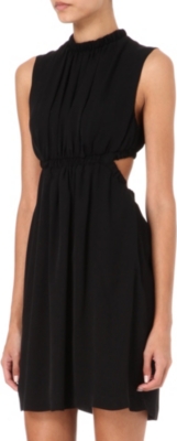 CHRISTOPHER KANE Cut-out gathered-detail dress