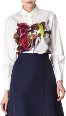 CHRISTOPHER KANE Floral-print shirt
