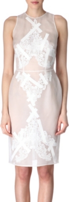 CHRISTOPHER KANE Taped organza dress