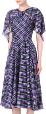 ROKSANDA ILINCIC Elwood check-print dress