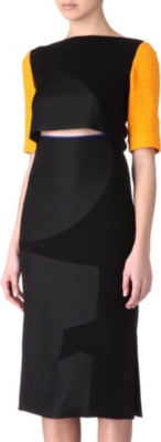 ROKSANDA ILINCIC Colour-block cut-out dress