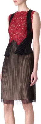 MARIOS SCHWAB Lace and tulle dress