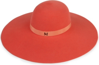 MAISON MICHEL Blanche wide-brimmed hat