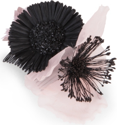 MAISON MICHEL Frida Khalo floral hair comb decoration