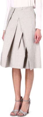 DONNA KARAN Structured full skirt