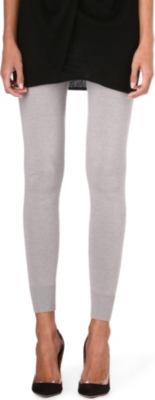 DONNA KARAN Cashmere-blend leggings
