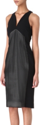 ANTONIO BERARDI Perforated mesh dress