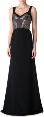 ANTONIO BERARDI Jewel-embellished gown