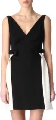 VALENTINO Contrast bow dress