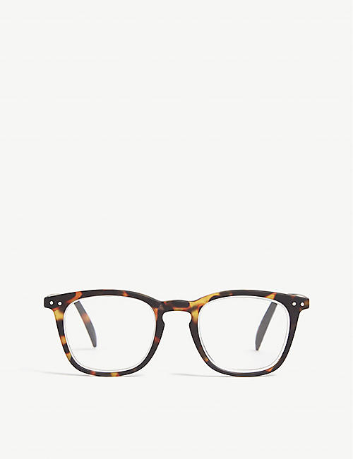 IZIPIZI: #E Reading square-frame glasses +1