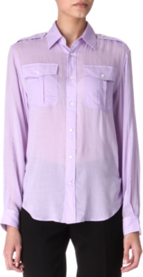 RALPH LAUREN Sheer Pippa shirt