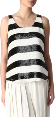 RALPH LAUREN Patrice sequined vest