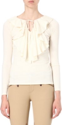 RALPH LAUREN Nadia ruffle top