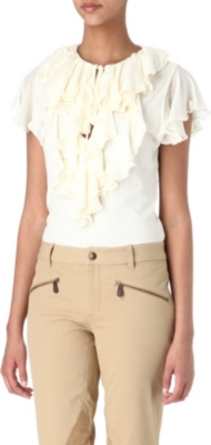 RALPH LAUREN Augustina ruffle top
