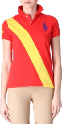 RALPH LAUREN Stripe polo shirt