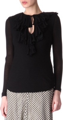 RALPH LAUREN Brianna ruffle top