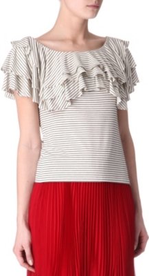 RALPH LAUREN Doris ruffled top
