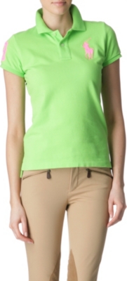 RALPH LAUREN Neon polo shirt