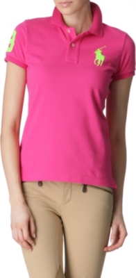 RALPH LAUREN Neon polo shirt