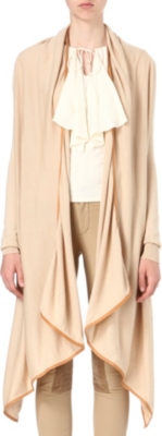 RALPH LAUREN Leather-trimmed wrap