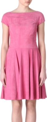 RALPH LAUREN Erica suede dress