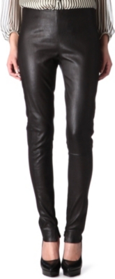 RALPH LAUREN Leland leather trousers