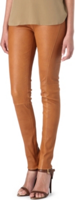RALPH LAUREN Leland leather trousers