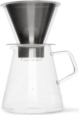 KINTO Carat coffee dripper and pot