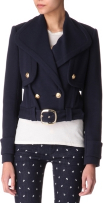 JUICY COUTURE Three-in-one Marine ponte jacket