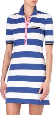 JUICY COUTURE Malibu striped polo dress