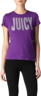 JUICY COUTURE Crystal-embellished t-shirt