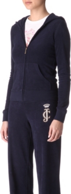 JUICY COUTURE Viva Palm Terry hoody