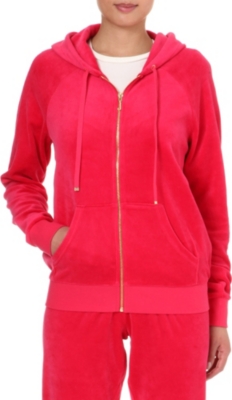 JUICY COUTURE Relaxed velour hoody