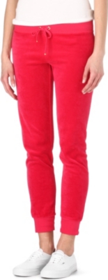 JUICY COUTURE Velour jogging bottoms