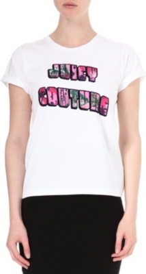 JUICY COUTURE Postcard t-shirt