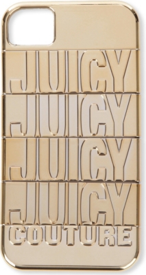 JUICY COUTURE Gold iPhone 4 case