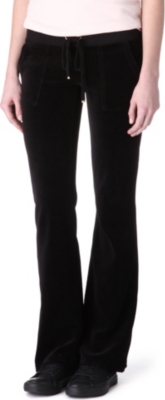 JUICY COUTURE Velour jogging bottoms
