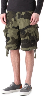 G STAR Camouflage combat shorts