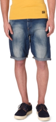 G STAR A-Crotch denim shorts