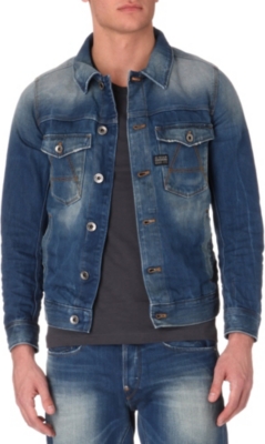 G STAR A-Crotch slim denim jacket