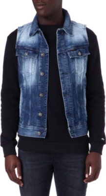 G STAR Slim tailor denim gilet