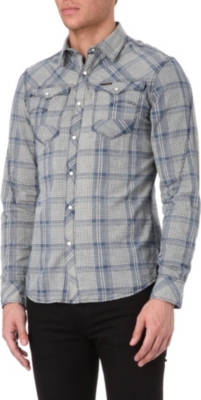 G STAR Arc 3D checked shirt