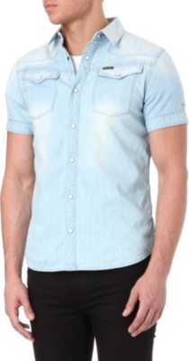 G STAR Denim short-sleeved shirt